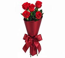 Букет 5 Красных роз Эдлесс Лав в Новосокольниках