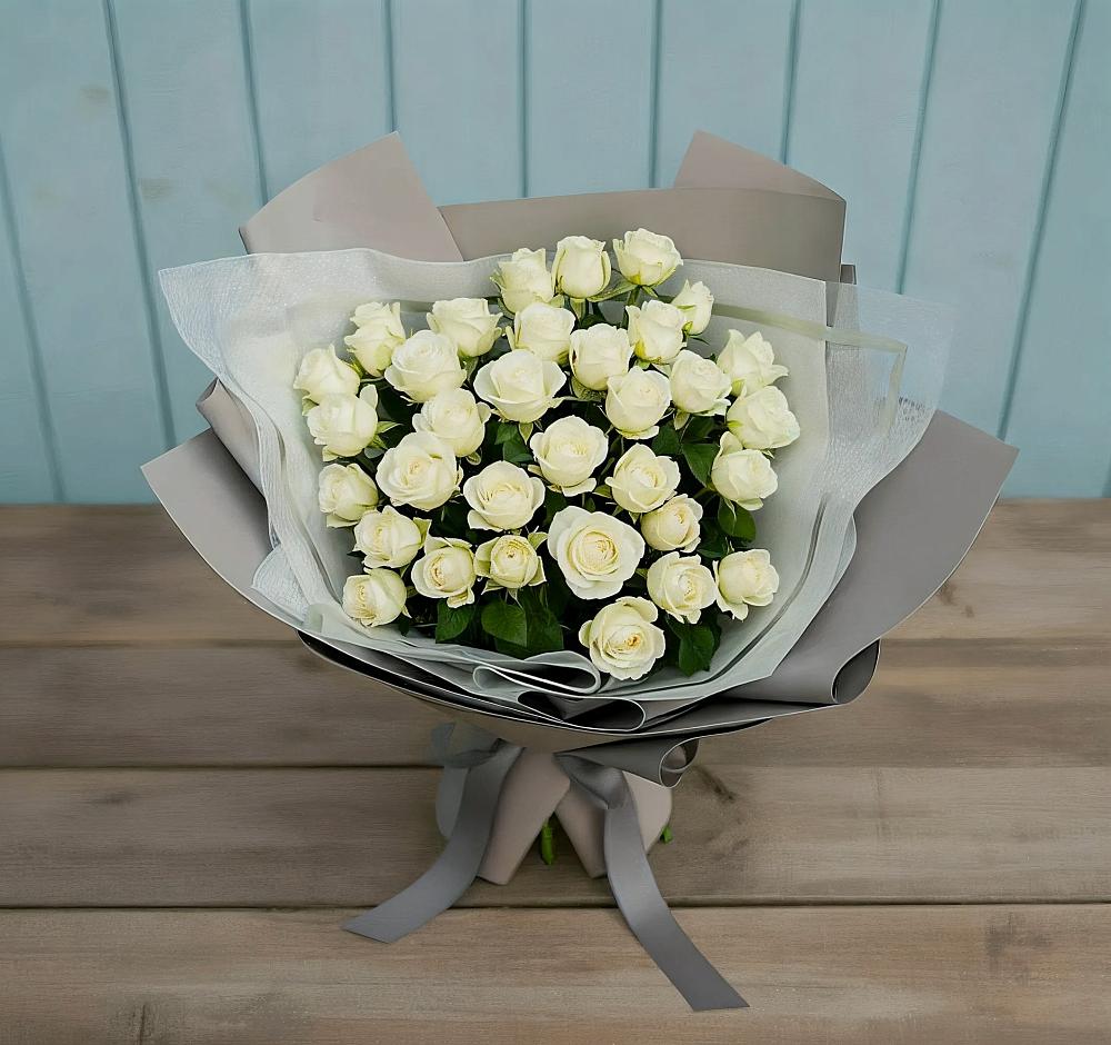 Букет Белоснежная нежность в Новосокольниках