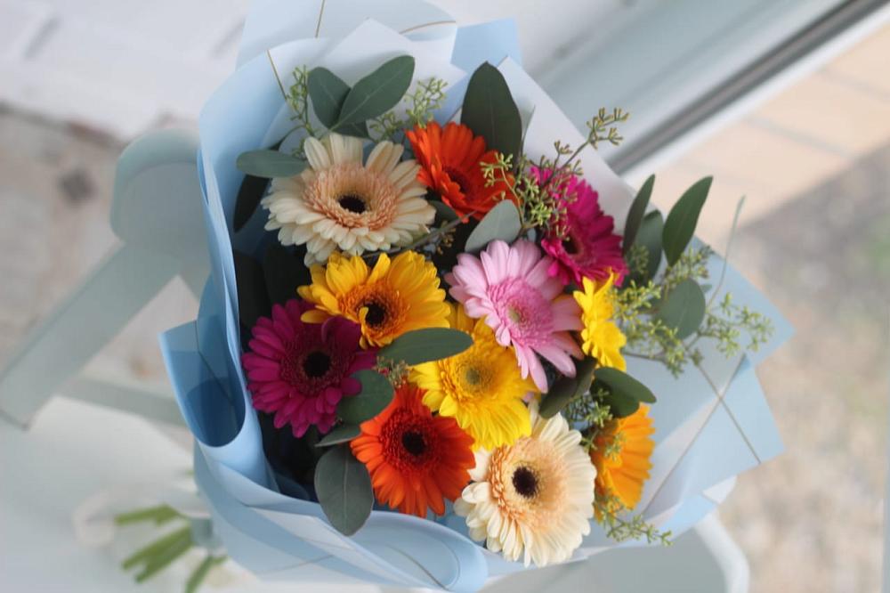 Букет цветов из: Герберы в Новосокольниках