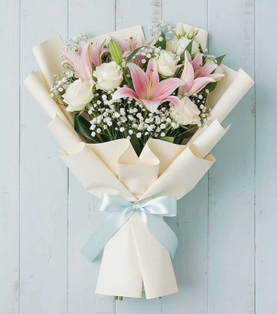 Букет цветов из: Лилии в Новосокольниках