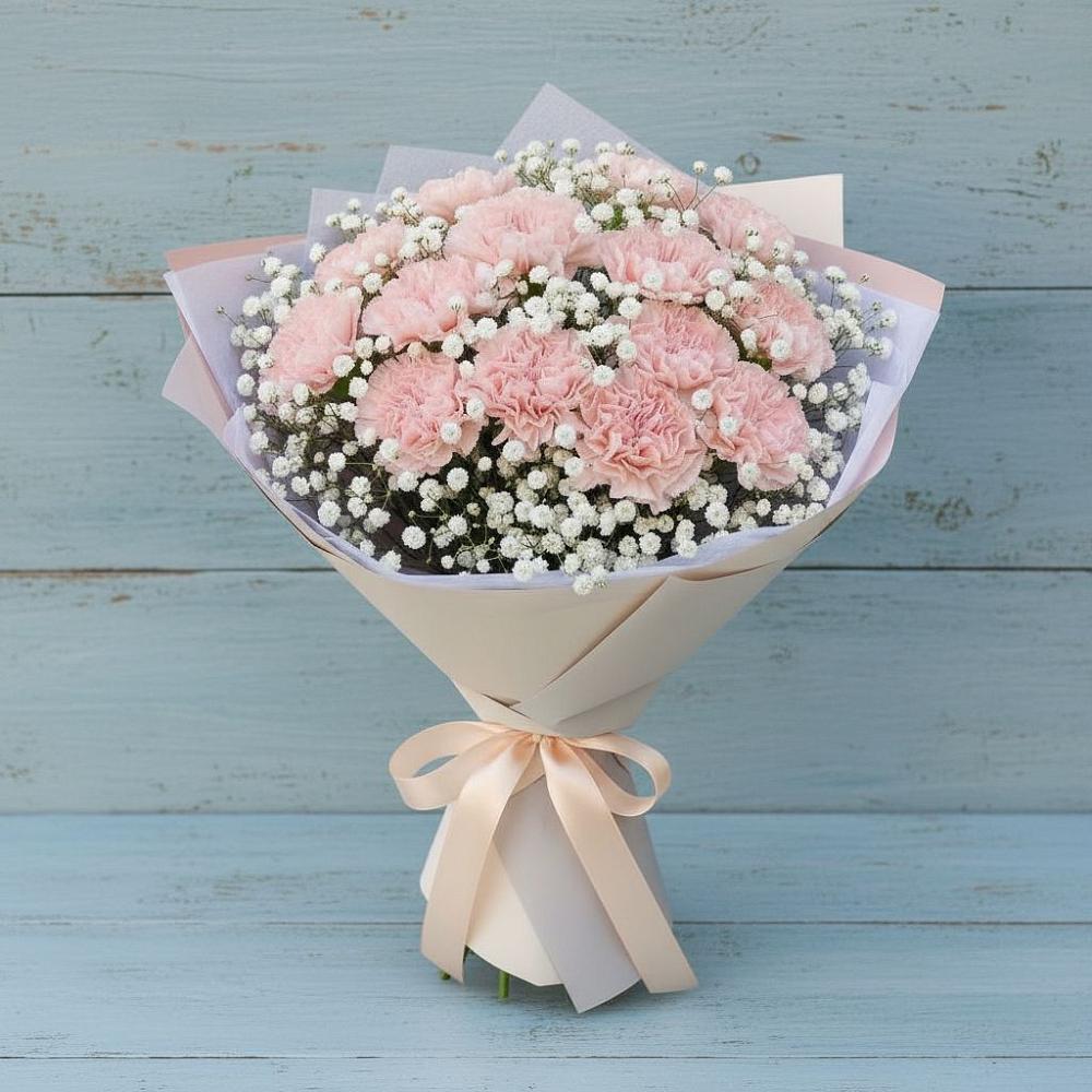 Букет цветов из: Гвоздики в Новосокольниках