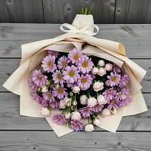 Букет цветов из:  Розы и Хризантемы в Новосокольниках