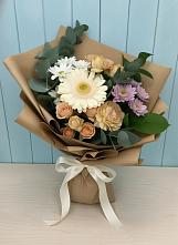Букет цветов из:  Герберы и Хризантемы #REPLACE_PRED# Новосокольниках
