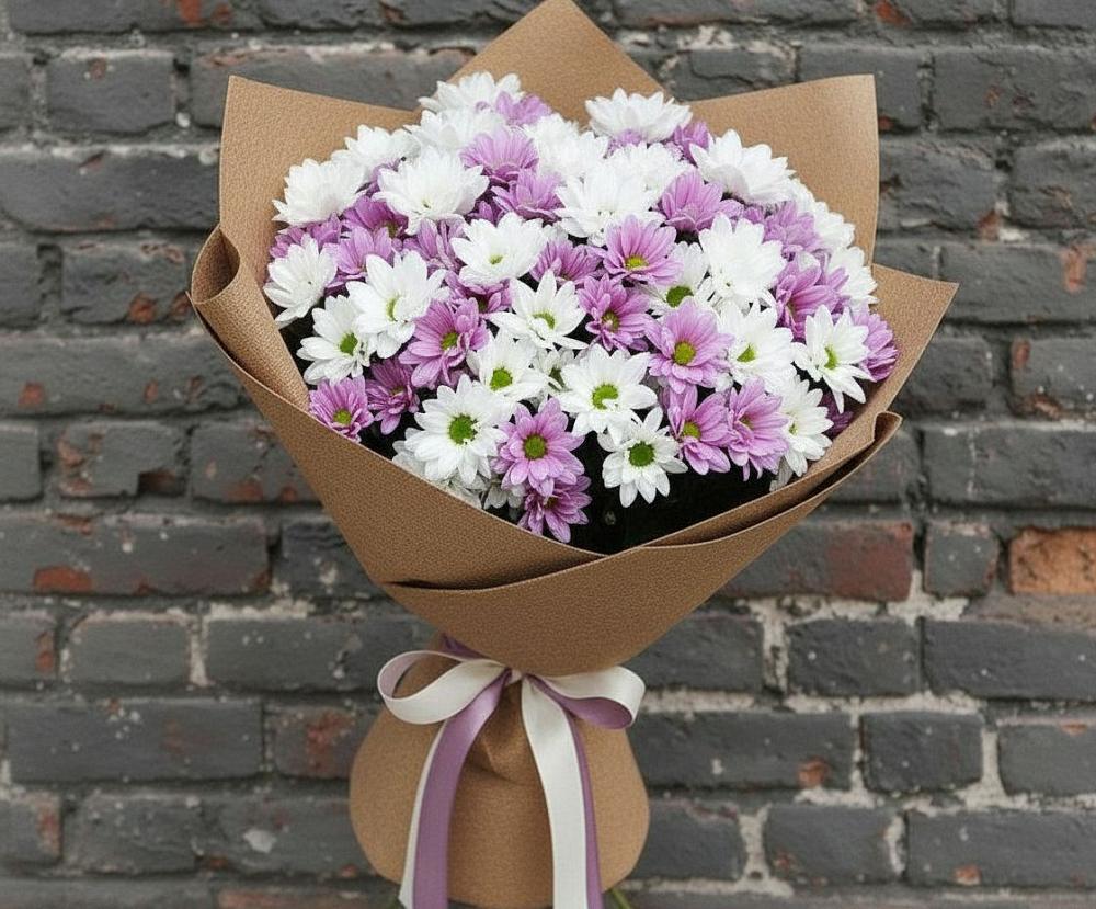 Букет цветов из: Хризантемы в Новосокольниках