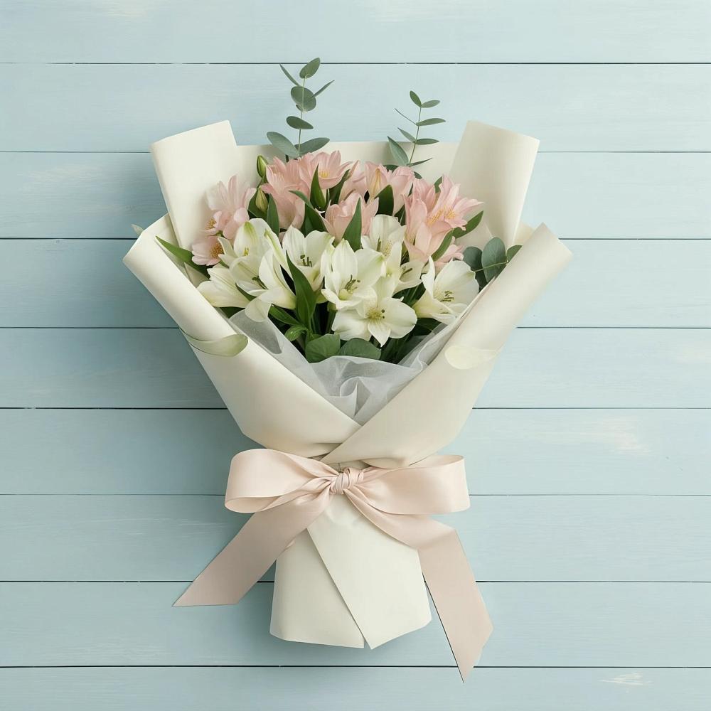 Букет цветов из: Альстромерии в Новосокольниках