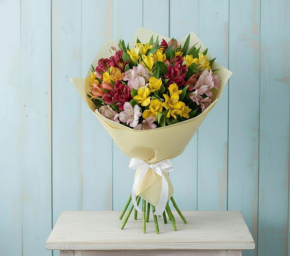 Букет цветов из: Альстромерии в Новосокольниках